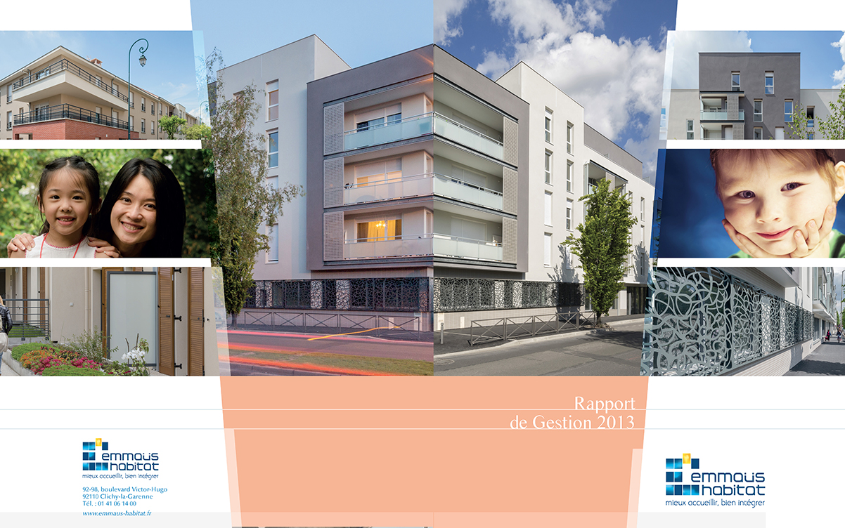 Couverture du rapport de gestion 2013.