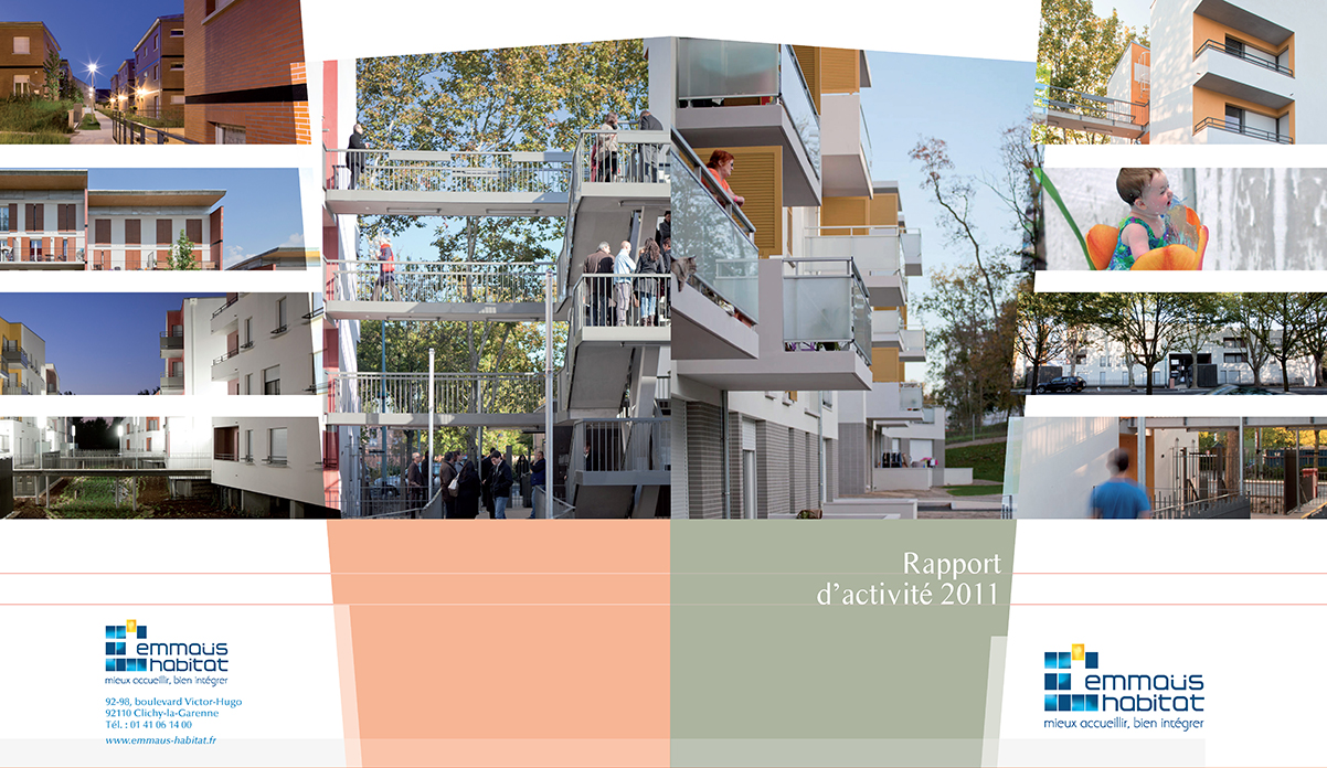 Couverture du rapport d'activité 2011.