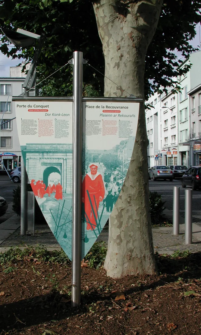 Double voile, porte du Conquet et place de la Recouvrance.