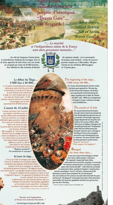 Saint-Dizier, port, face « ville histoire ».