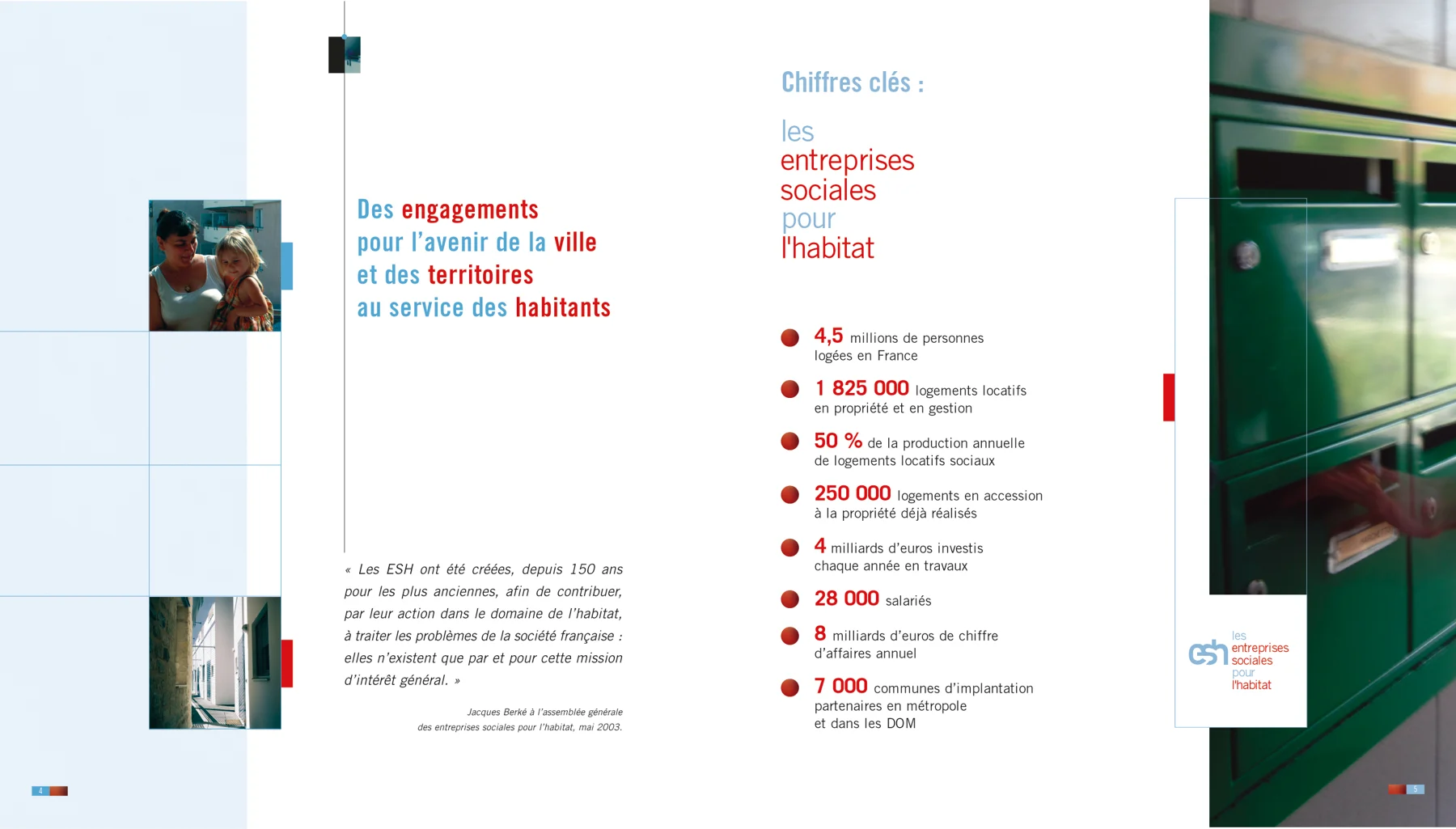 Le rapport de mai 2003 : les chiffres clés des entreprises sociales pour l'habitat.