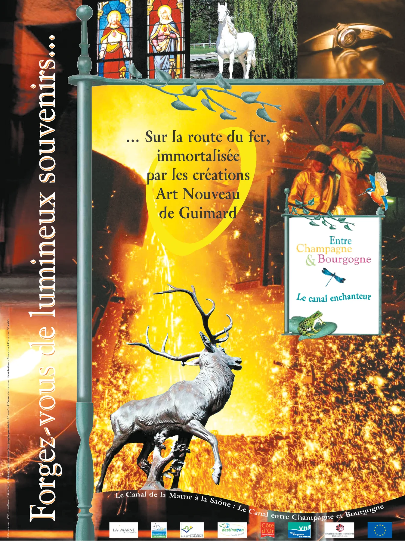 Affiche FEU, « Forgez-vous de lumineux souvenirs ».