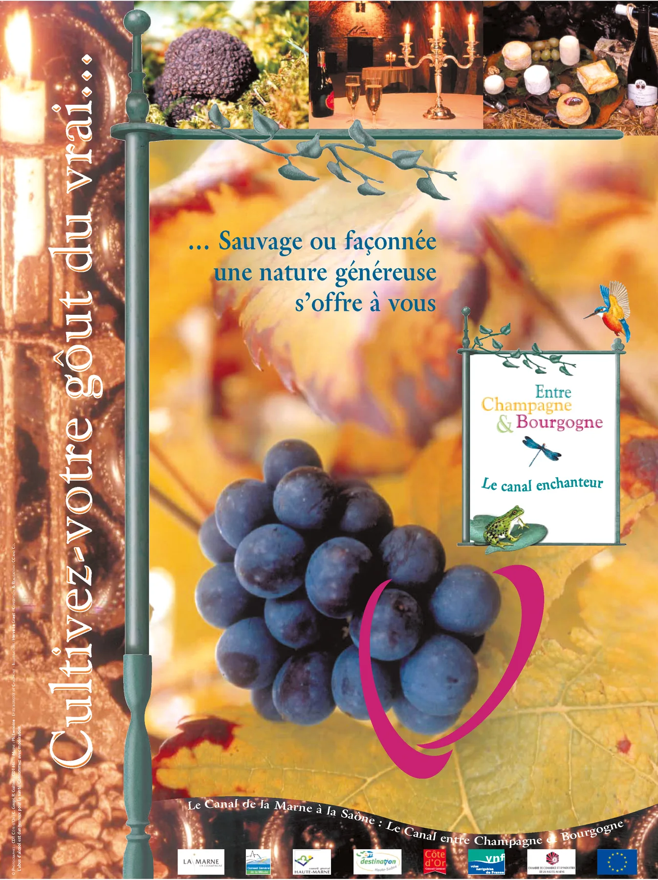 Affiche TERRE, « Cultivez votre goût du vrai ».