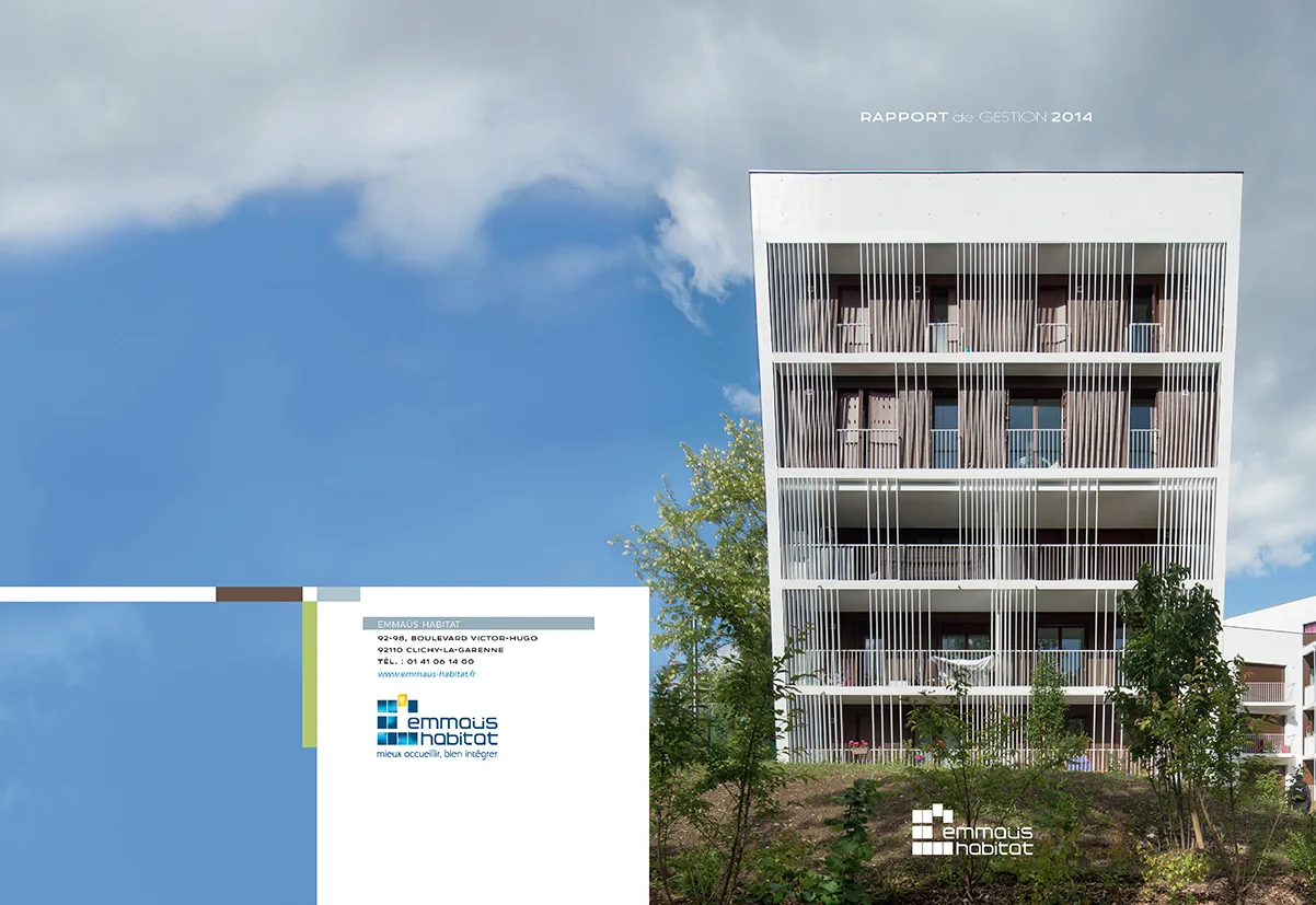 Couverture du rapport de gestion 2014.