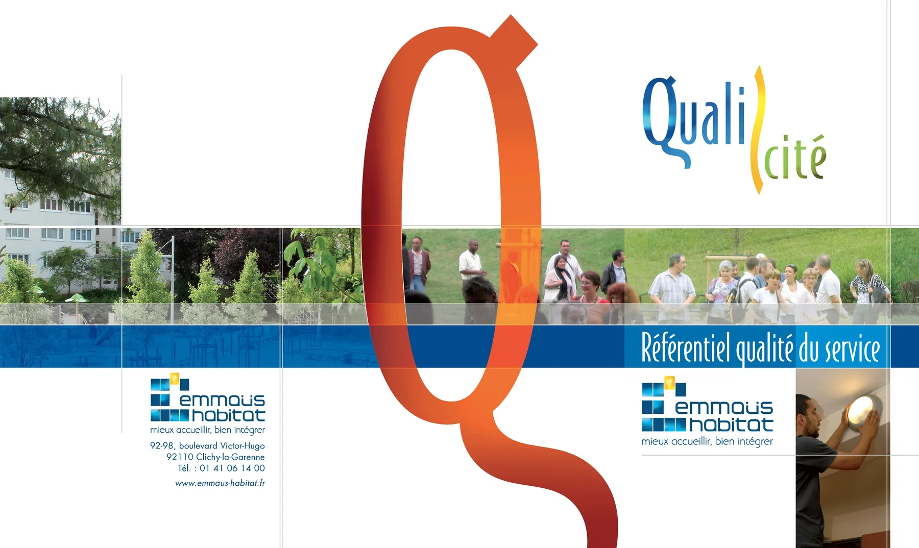 Qualicité, couverture du « Référentiel qualité du service », avec son grand Q.