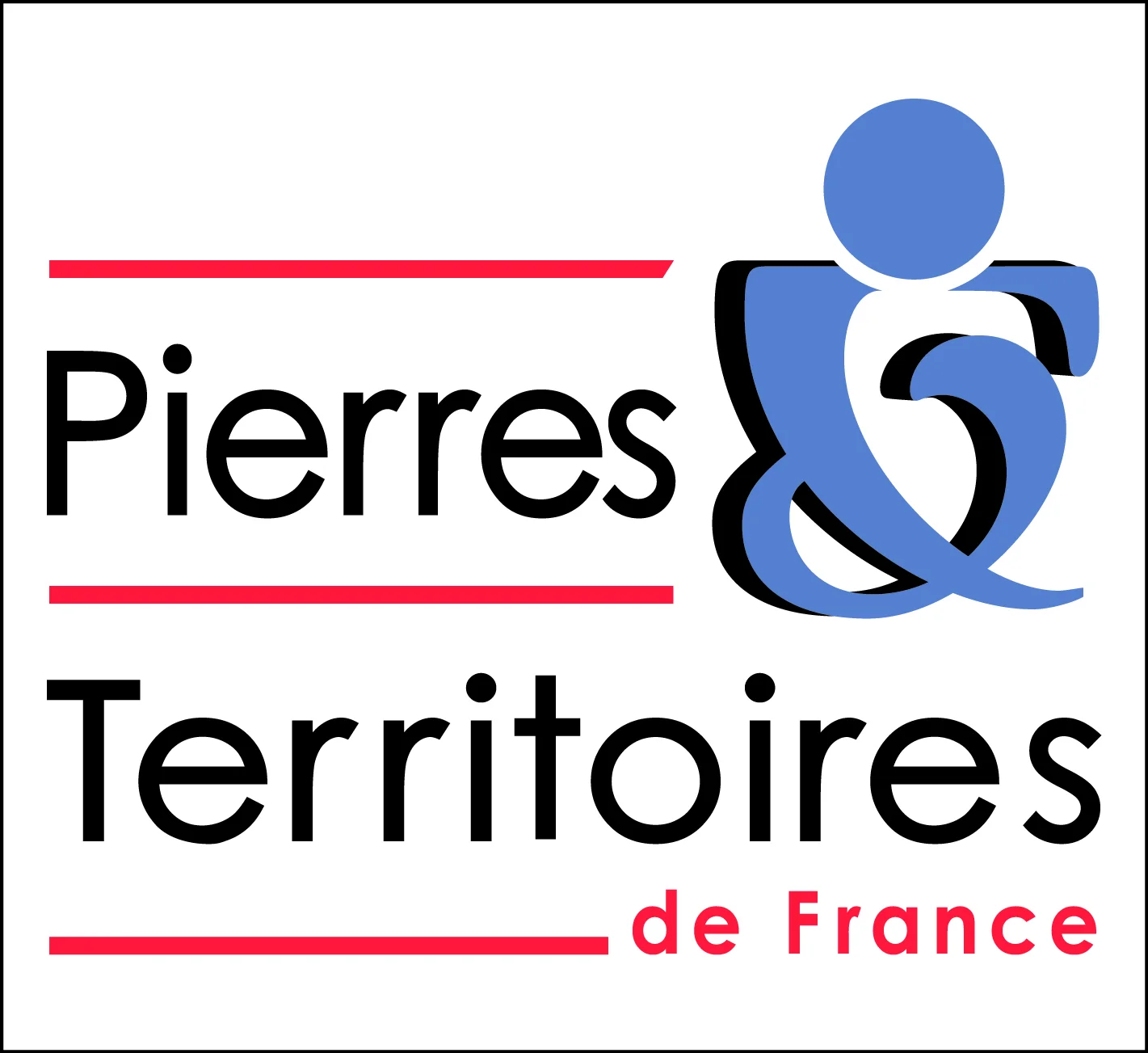Le logotype en version compacte, sur trois lignes.