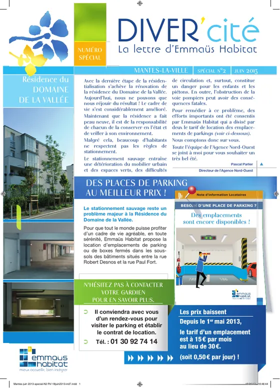 DIVER'cité Mantes, n° 4, juin 2013, numéro spécial.