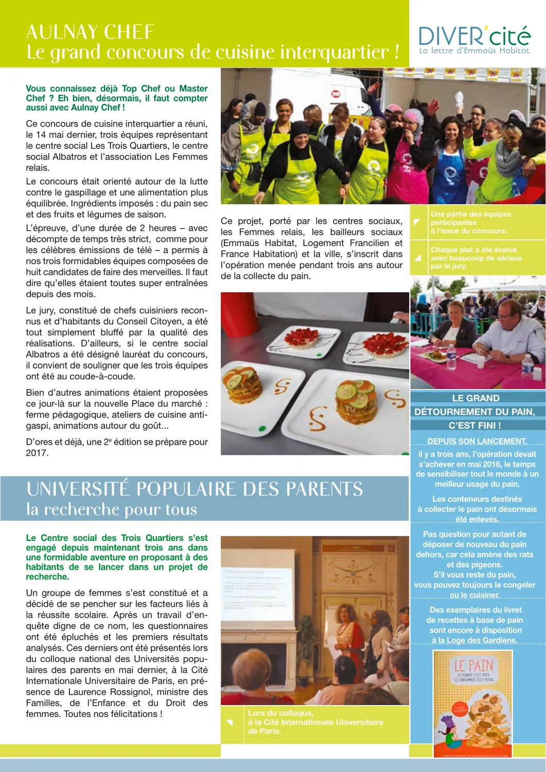 Aulnay-sous-Bois, « Aulnay chef », le grand concours de cuisine interquartier.