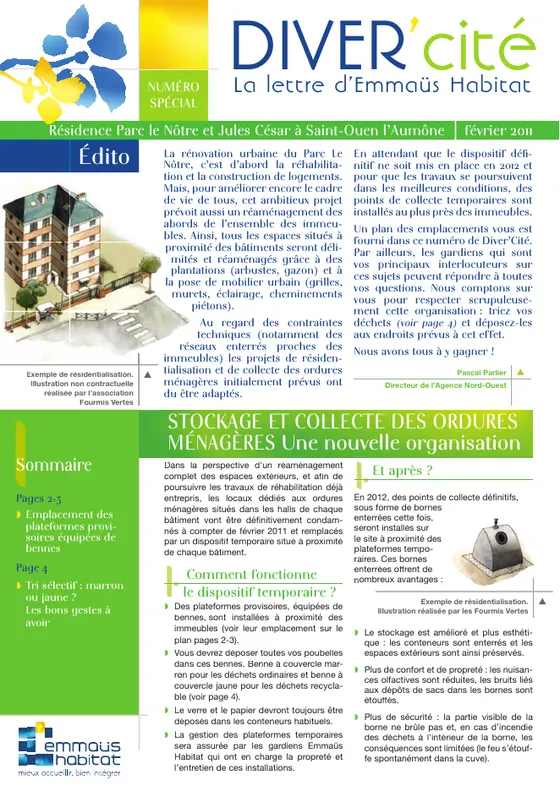 DIVER'cité Saint-Ouen-l'Aumône, n° 6, février 2011, numéro spécial.