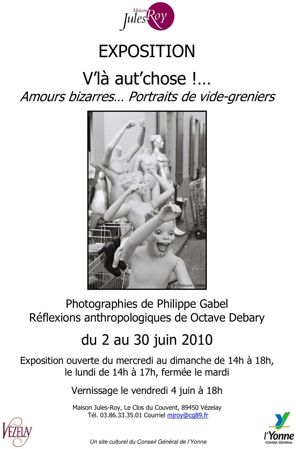 Le carton-affiche de Vézelay, recto.