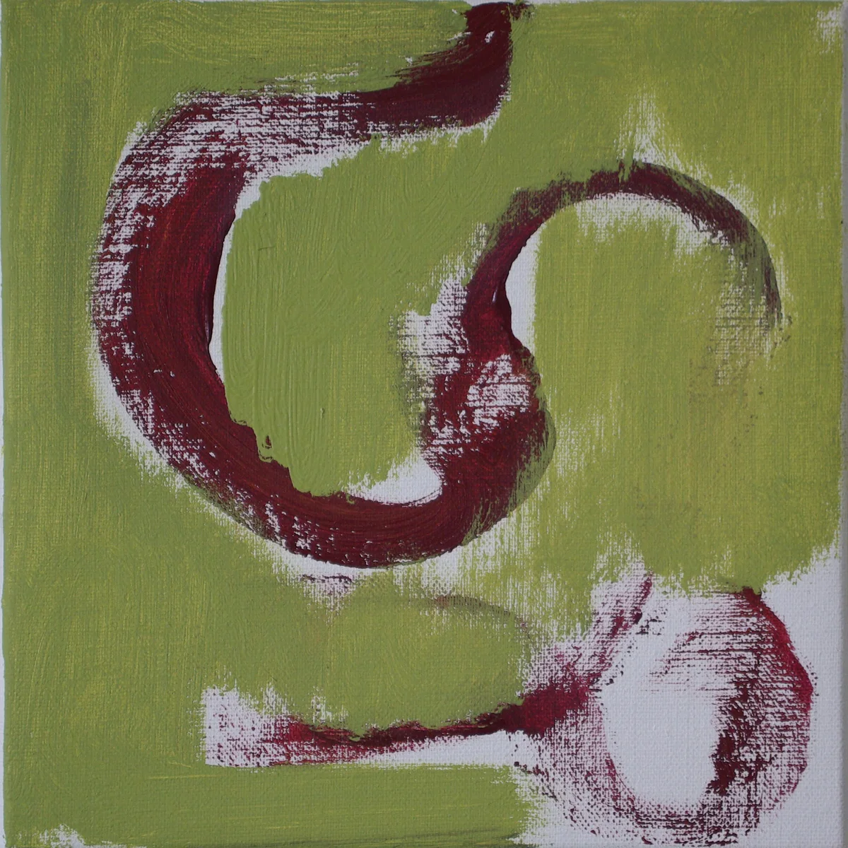 Christine Boehm, Le parcours 3, 2008, 20 x 20 cm.