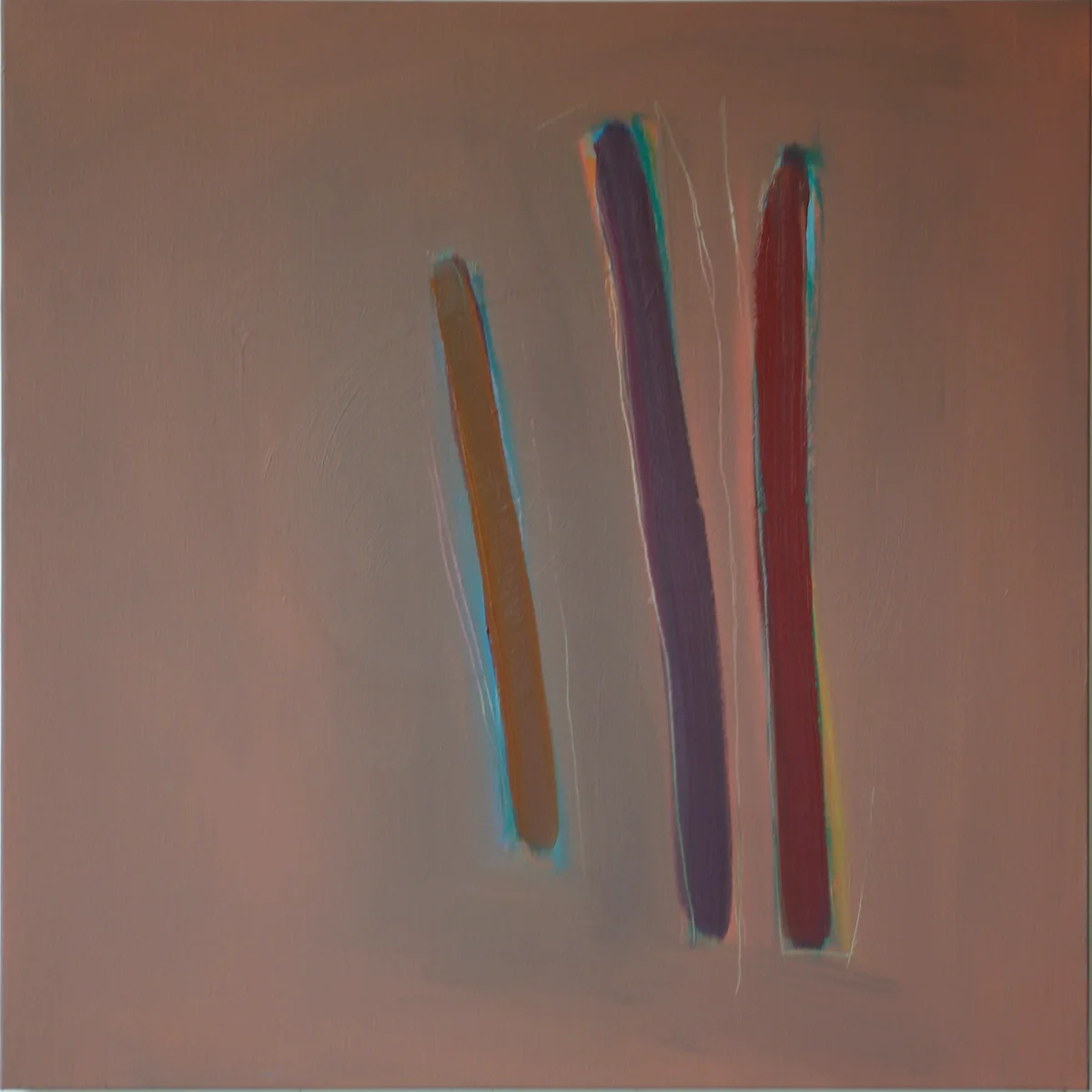 Christine Boehm, Les chemins B, 2007, 90 x 90 cm.