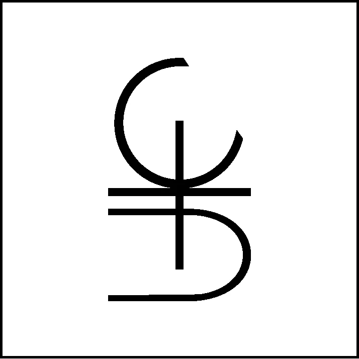 Le monogramme cqfd, version noire.
