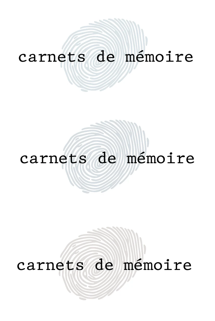 Indice 2 de la recherche : l'empreinte en trois couleurs.
