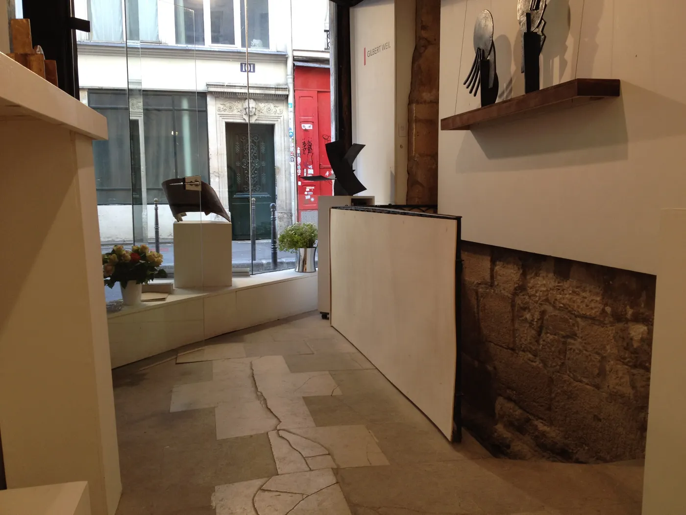 L'entrée de la galerie Koralewski, 2015. © CC and Co