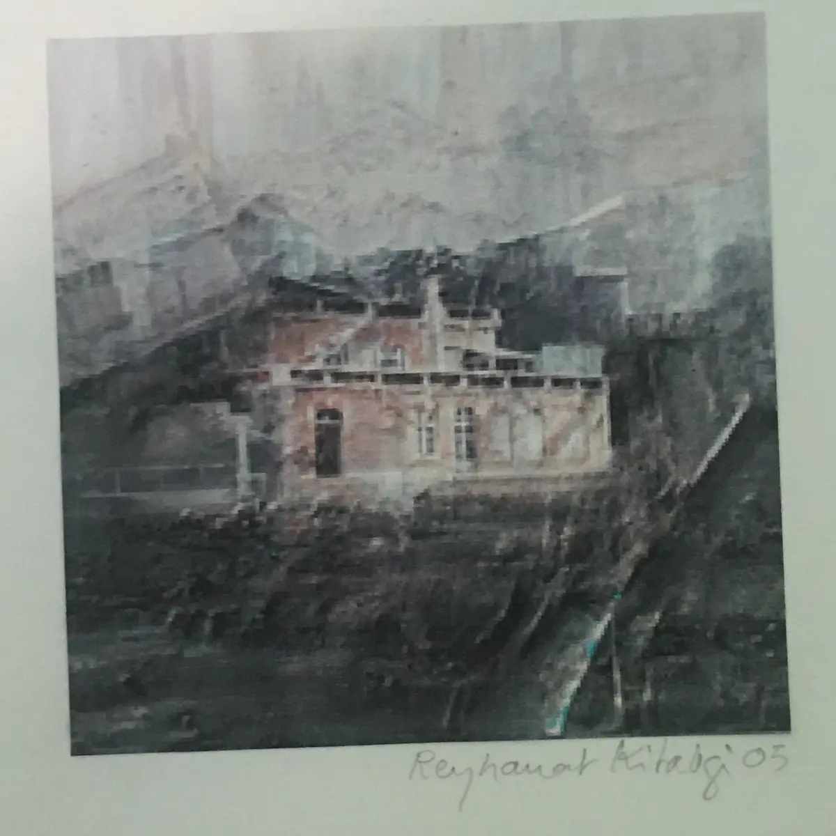 Carte de vœux de Reyhanat Kitabgi, 2005, signée « Reyhanat Kitabgi 05 ». © Reyhanat Kitabgi